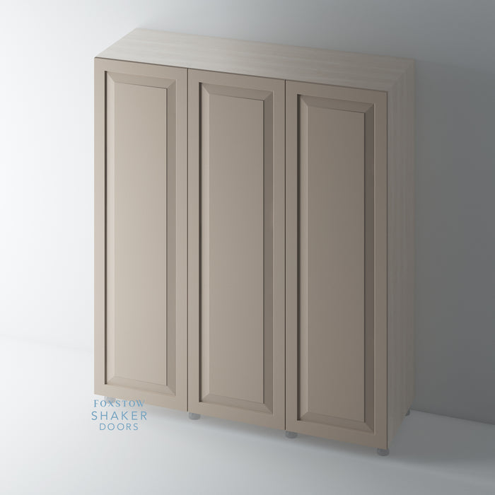 Painted, Raised Panel Shaker Single Panel Wardrobe Door - Foxstow