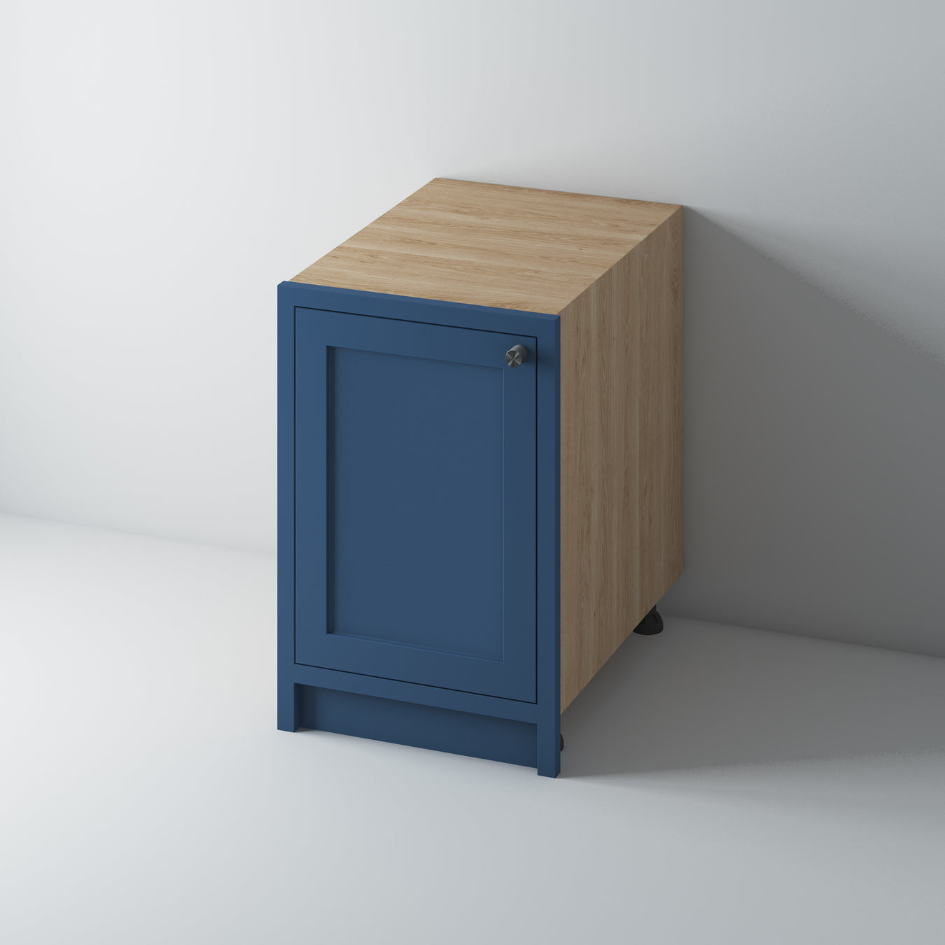 In Frame Oak Cabinets with Painted MDF Doors Base Cabinets - Foxstow