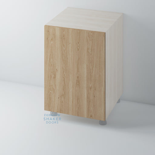 OAK, Bare Flat Kitchen Door - Foxstow