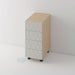 QUINS Pattern Kitchen Door and Blanco Cabinet - Foxstow