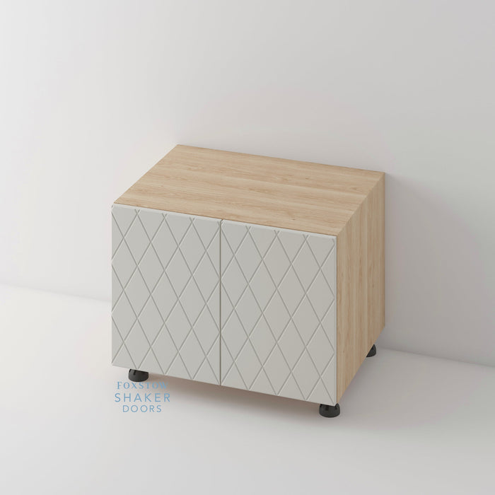 QUINS Pattern Kitchen Door and Siena Cabinet - Foxstow