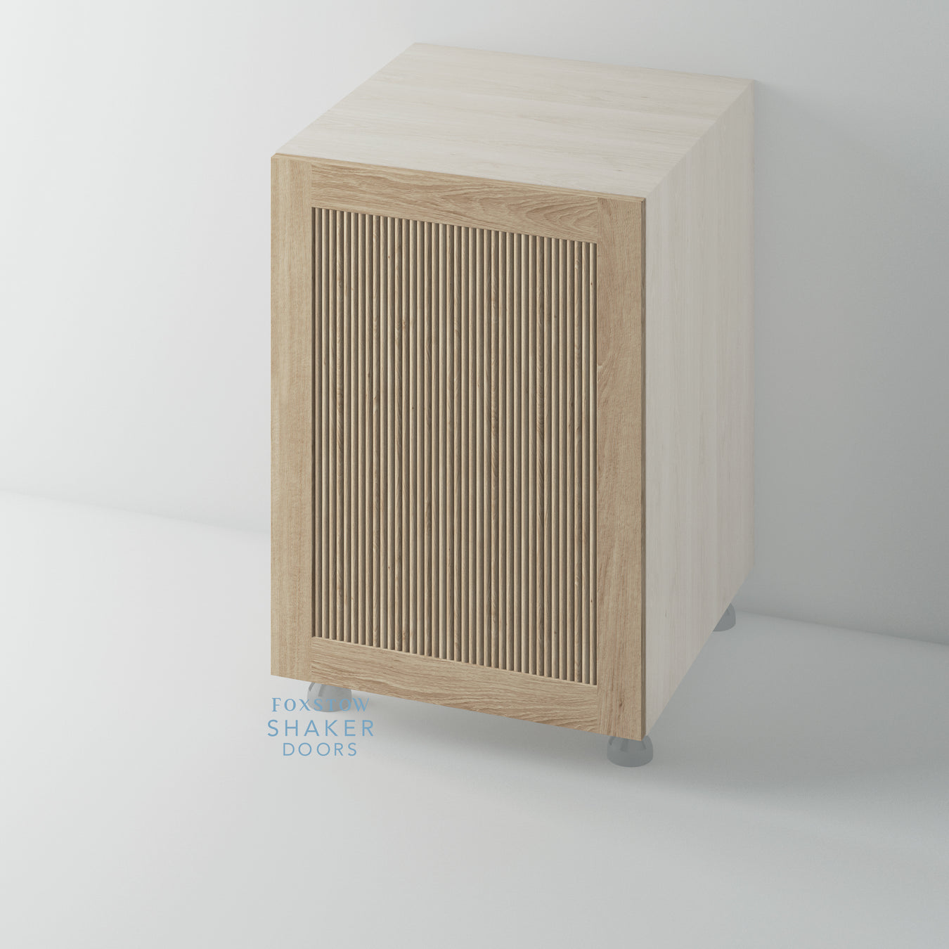 OAK, Shaker Reeded Cupboard Door for Howdens  - Foxstow