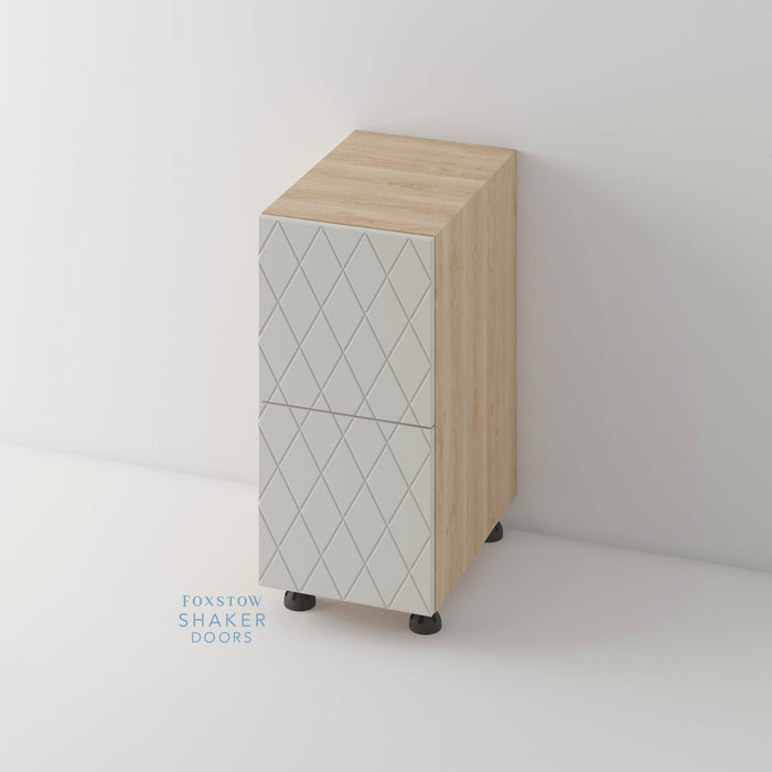 QUINS Pattern Kitchen Door and Siena Cabinet - Foxstow