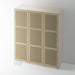 Shaker OAK Rattan Wardrobe Door for IKEA PAX - Foxstow