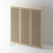 OAK, Single Panel Reeded Shaker Wardrobe Door - Foxstow