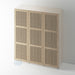 OAK, Shaker Reeded Wardrobe Door for IKEA PAX - Foxstow