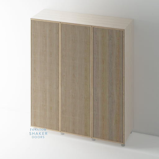 OAK, Slimline Shaker Rattan Wardrobe Door for IKEA PAX - Foxstow