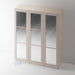 Painted, 3 Panel Mirrored Shaker Wardrobe Door - Foxstow