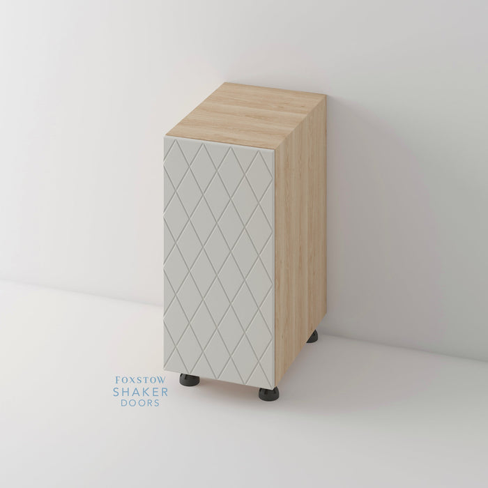 QUINS Pattern Kitchen Door and Blanco Cabinet - Foxstow