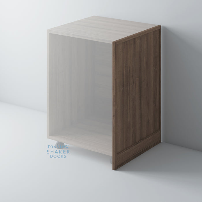 Walnut clad on panel for Howdens kitchen