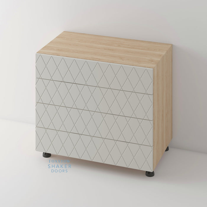 QUINS Pattern Kitchen Door and Siena Cabinet - Foxstow