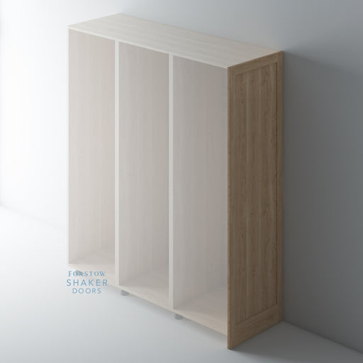 OAK, Shaker Cland on End Panel for IKEA PAX - Foxstow