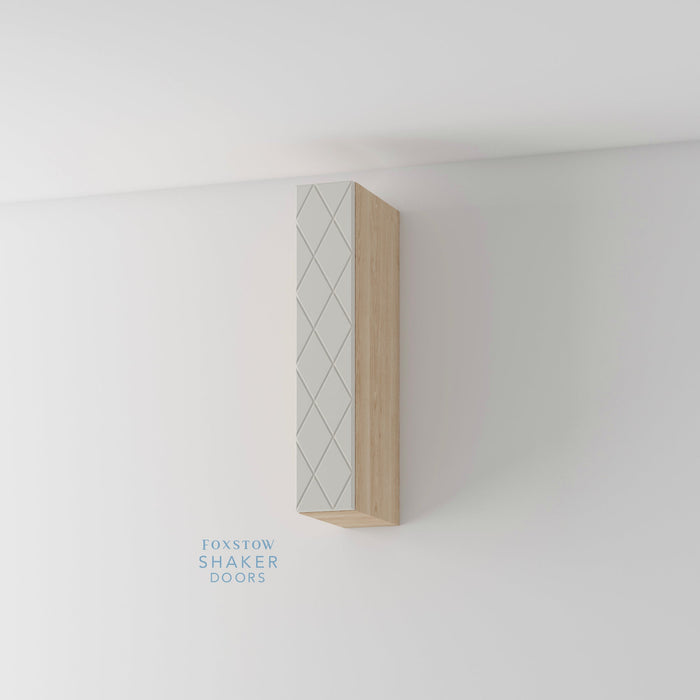 QUINS Pattern Kitchen Door and Hickory Cabinet - Foxstow