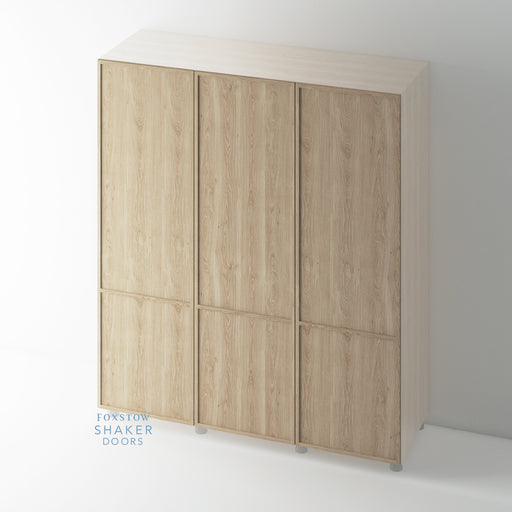 OAK, Shaker Slimline Wardrobe Door for IKEA PAX - Foxstow