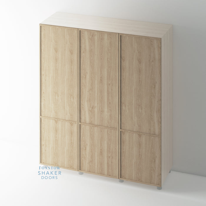 OAK, Shaker Slimline Wardrobe Door for IKEA PAX - Foxstow