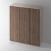2 panel walnut wardrobe door from Foxstow Shaker Doors 