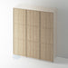 Super Skinny Shaker OAK 3 Panel Wardrobe Door - Foxstow
