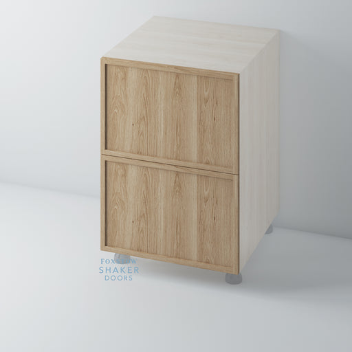 OAK, Shaker Slimline Drawer Front for HOWDENS - Foxstow
