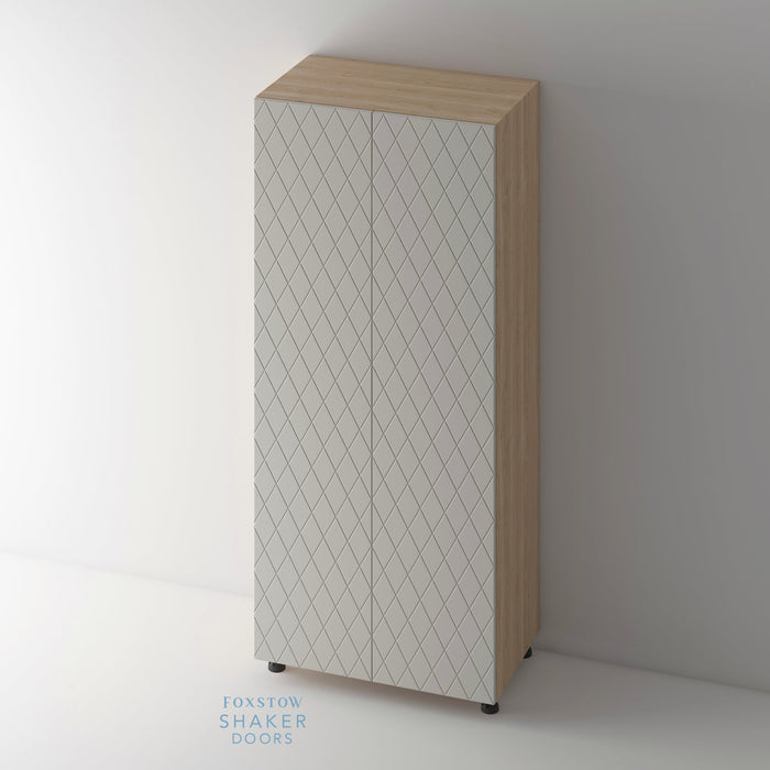 QUINS Pattern Kitchen Door and Siena Cabinet - Foxstow