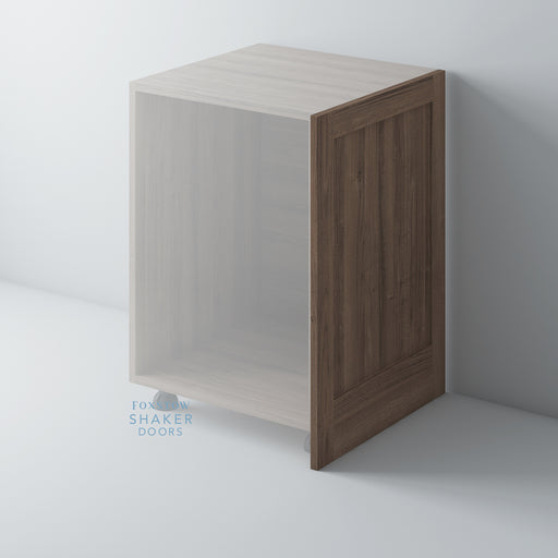 WALNUT, Shaker End Panel - Foxstow
