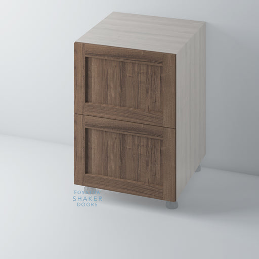 WALNUT, Shaker Drawer Front - Foxstow