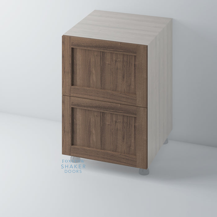 WALNUT, Shaker Drawer Front - Foxstow