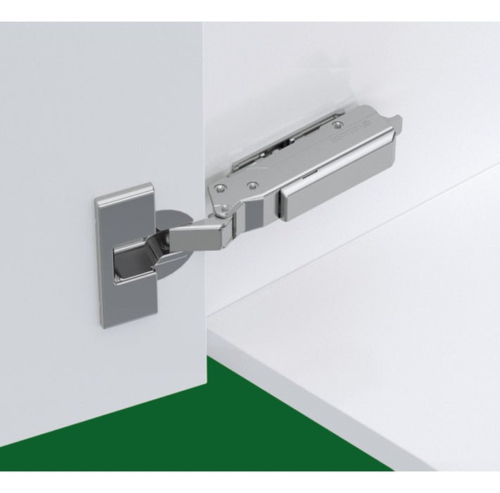 Concealed Cup Hinge, 120° Standard, Full Overlay Mounting, Tiomos with 2mm Cruciform Fixing Plate - Foxstow