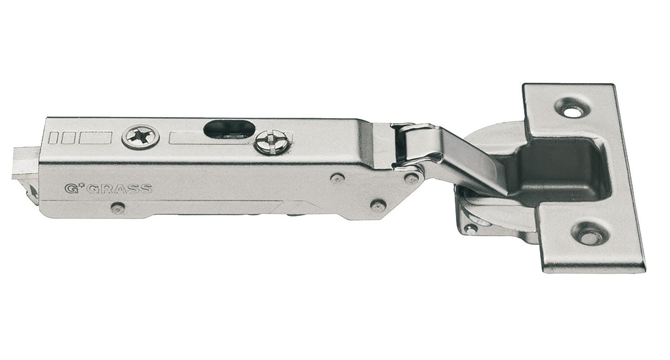Concealed Cup Hinge, 120° Standard, Full Overlay Mounting, Tiomos with 2mm Cruciform Fixing Plate - Foxstow