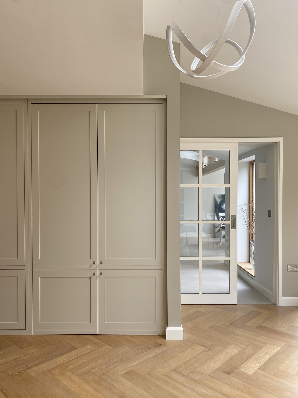 Bespoke shaker wardrobe door made in Oxfordshire