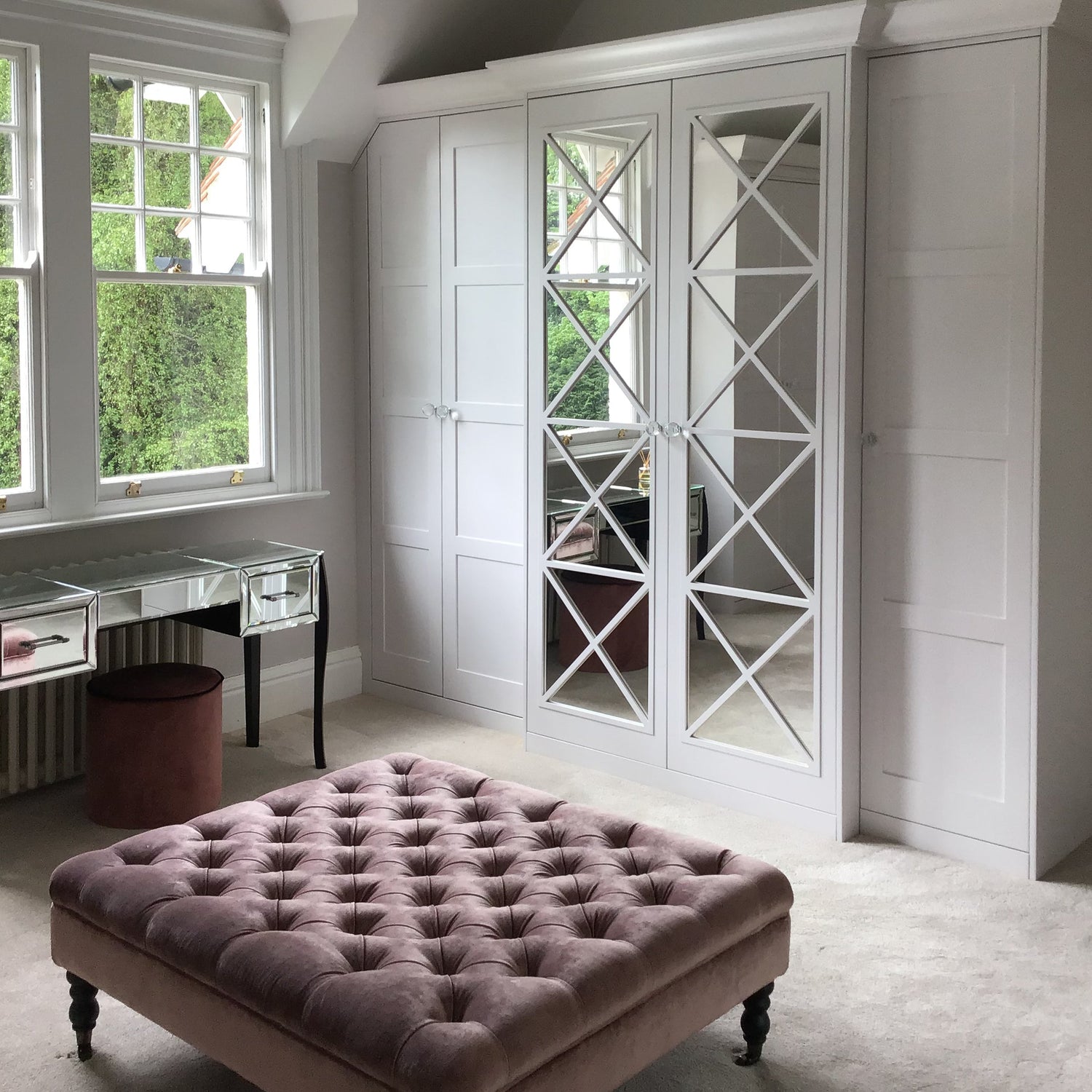 mid cemtury panel wardrobe