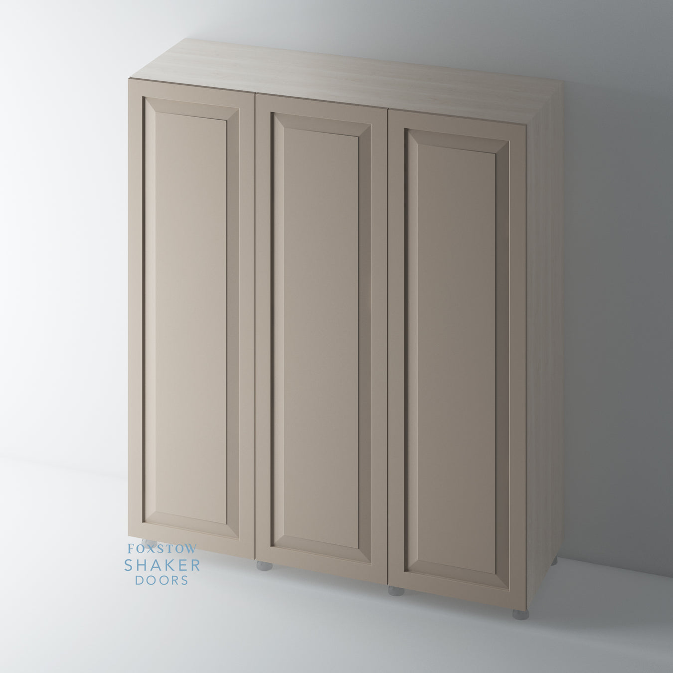 Custom Raised Panel Shaker Wardrobe Door