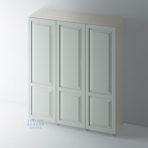 Painted, 2 Panel Raised Panel Shaker Wardrobe Door - Foxstow