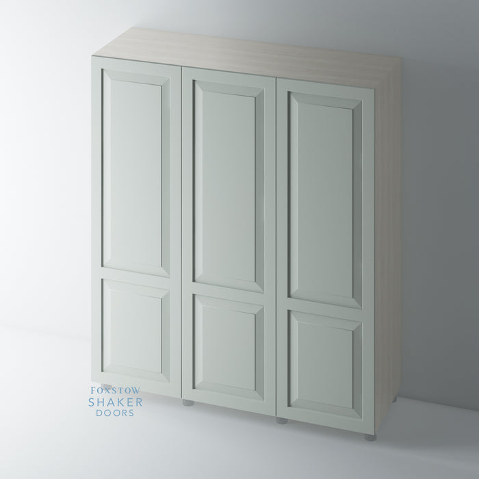 Painted, 2 Panel Raised Panel Shaker Wardrobe Door - Foxstow