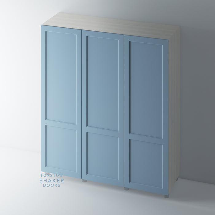 Painted, 2 Panel Shaker with OVOLO Wardrobe Door - Foxstow