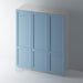 Painted, 2 Panel Shaker with OVOLO Wardrobe Door - Foxstow