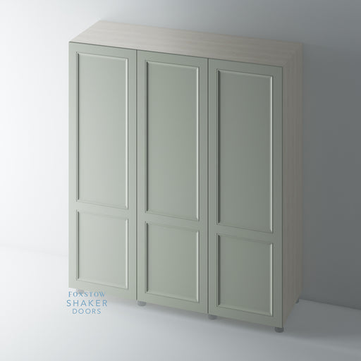 Painted, 2 Panel Shaker Wardrobe Door with OGEE Mouldings - Foxstow