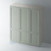 Painted, 2 Panel Shaker Wardrobe Door with OGEE Mouldings - Foxstow