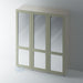 Painted, Mirrored Shaker with Staff Bead Mouldings for IKEA PAX - Foxstow