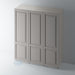 Painted, 2 Panel Stepped Panel Shaker Wardrobe Door - Foxstow