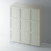 Painted, 3 Panel Shaker with OVOLO Wardrobe Door - Foxstow