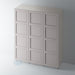 Painted, Shaker Wardrobe Door with Staff Bead Mouldings for IKEA PAX - Foxstow