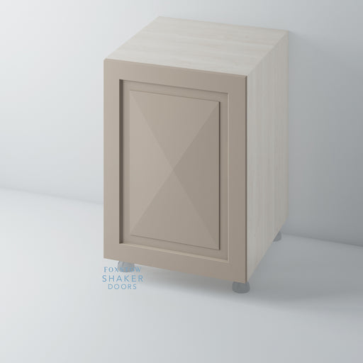 Painted, Shaker Kitchen Door with DIAMOND Panel - Foxstow