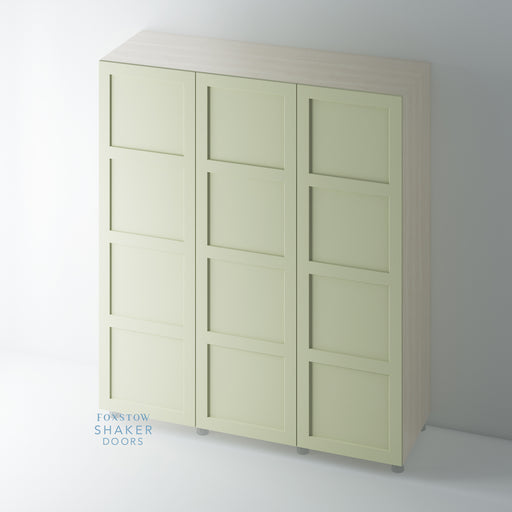 Painted, 4 Panel Shaker Wardrobe Door - Foxstow