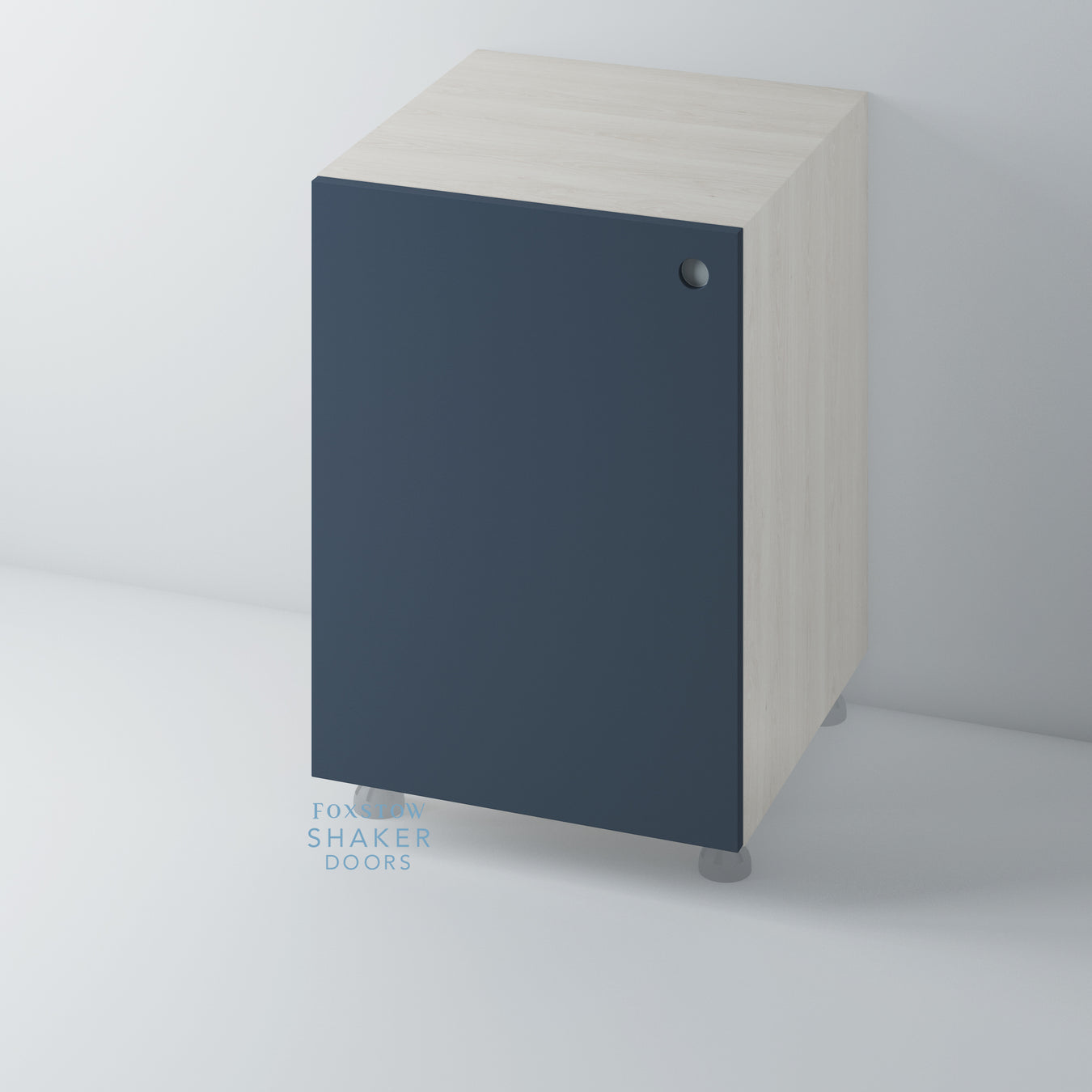 Custom Flat Panel Disc Handle Kitchen Doors