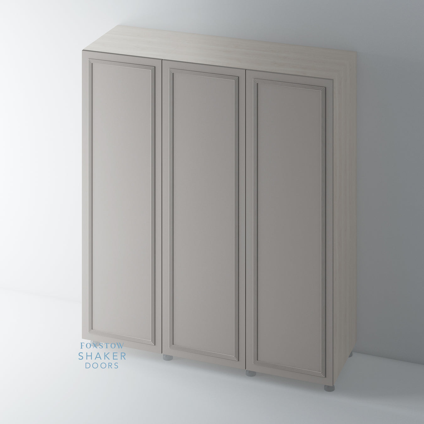 Custom Flat Panel Reed Moulding Wardrobe Doors