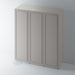 Painted, Flat End Panel with Reed Moulding for HOWDENS - Foxstow