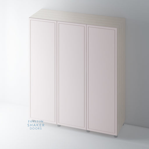Painted, Imitation Frame Wardrobe Door - Foxstow