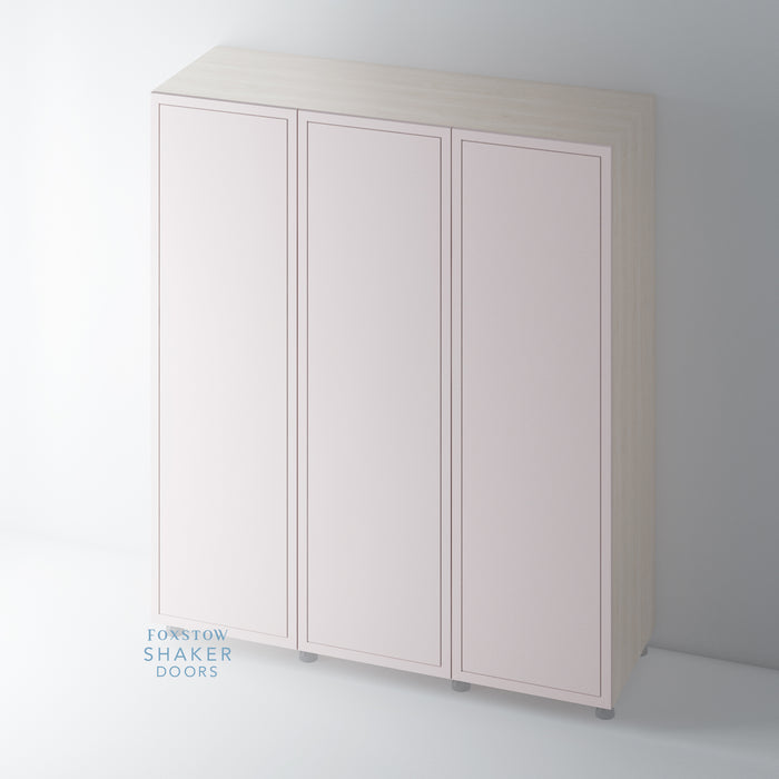 Painted, Imitation Frame Wardrobe Door - Foxstow