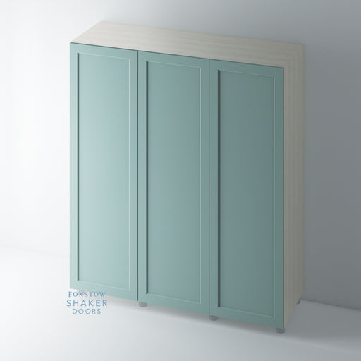 Painted, Shaker Style Wardrobe Door with OVOLO Mouldings - Foxstow