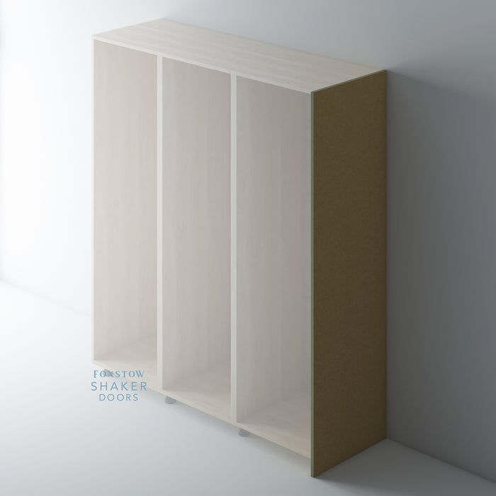 Bare, Flat End Panel for IKEA METOD - Foxstow